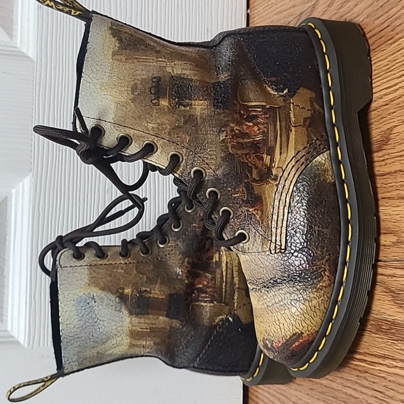 RARE Dr Martens Pascal JMW Turner Carthaginian Museum boots - Picture 1 of 10